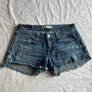 Levi's Medium Wash 524 Too Superlow Denim Shorts - Women's Size 26 Inseam 3"